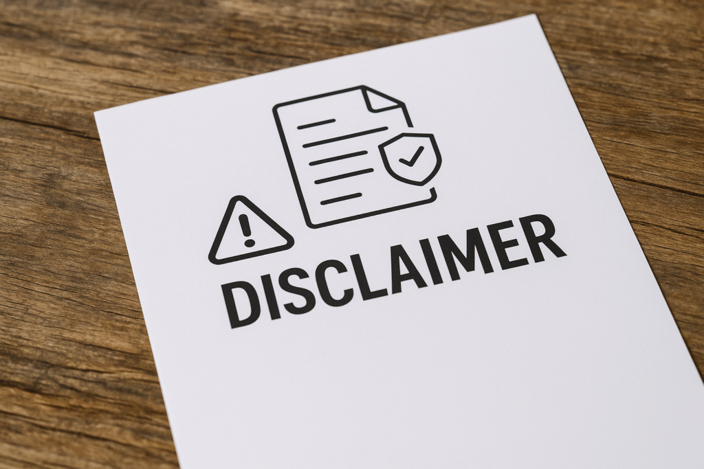 health disclaimer