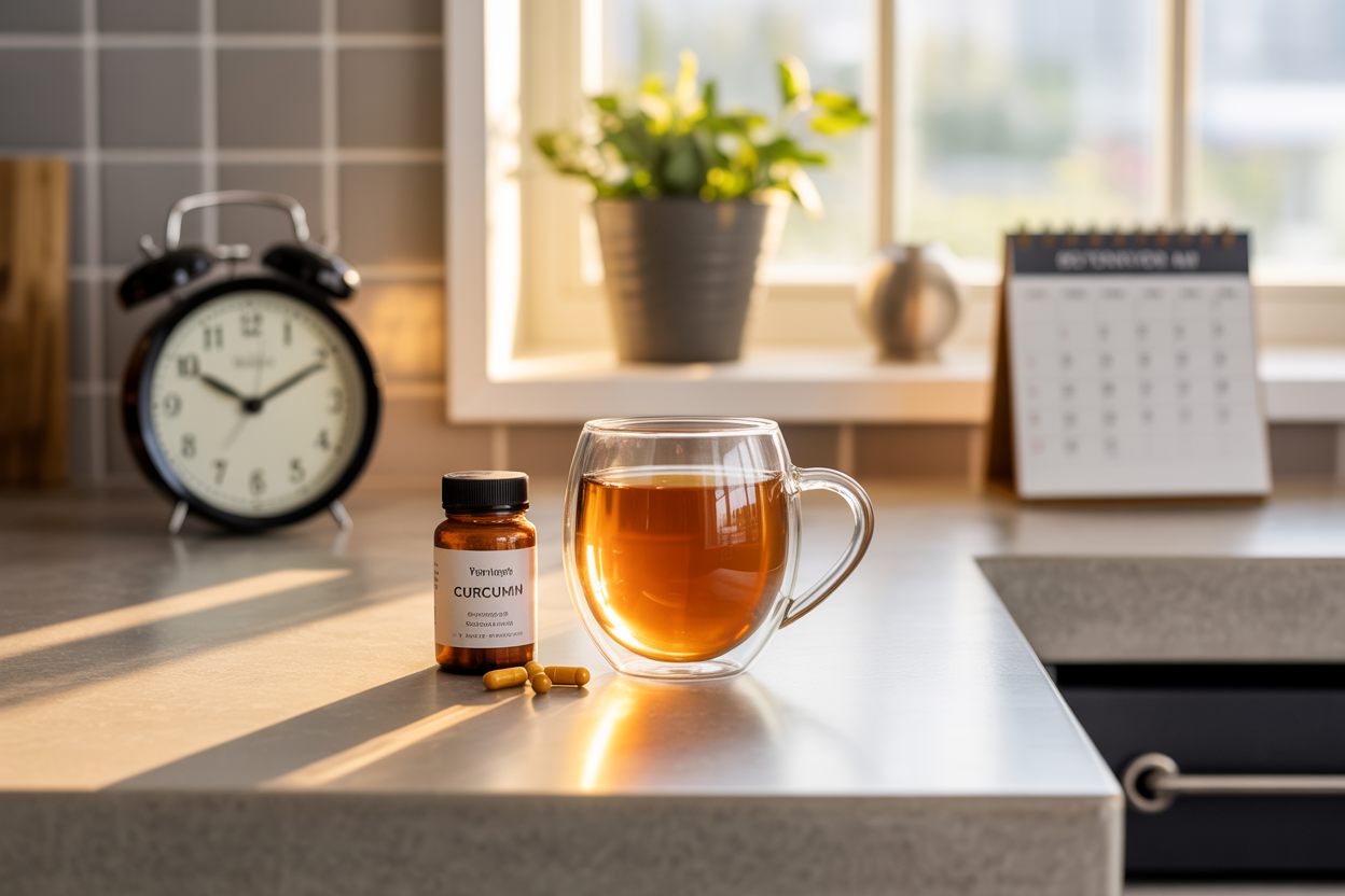 What’s the best time to take turmeric curcumin?